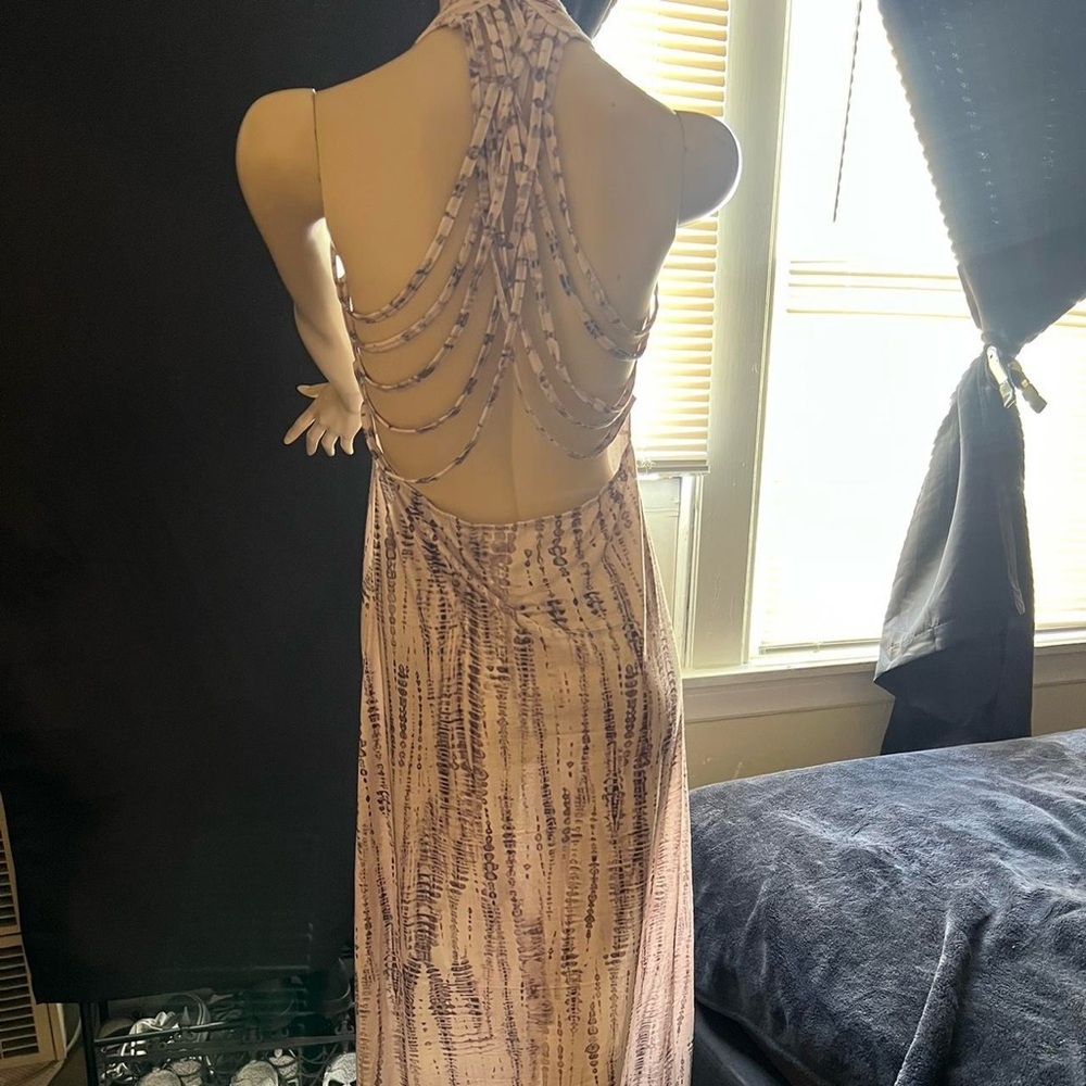 Elegant Halter Backless Dress